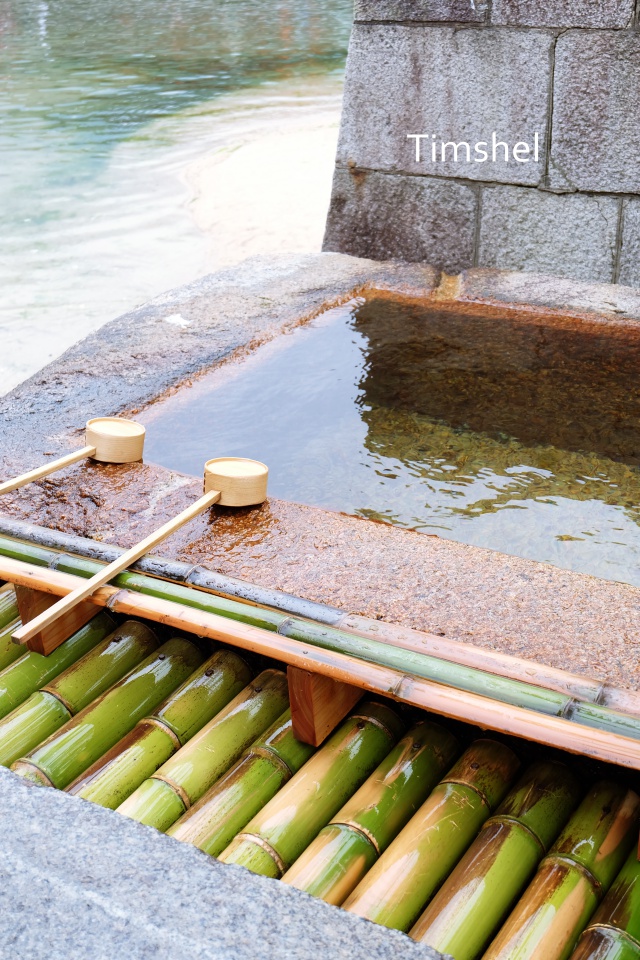 厳島神社の手水