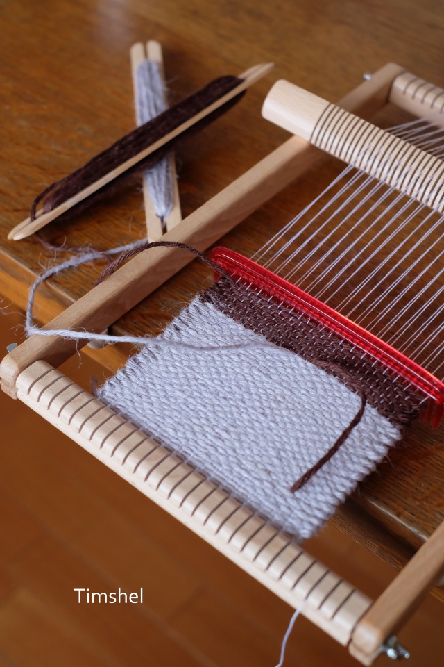 手織り 手織り機 くすみピンクブルー コースター 5点Set キッチン雑貨 通販
